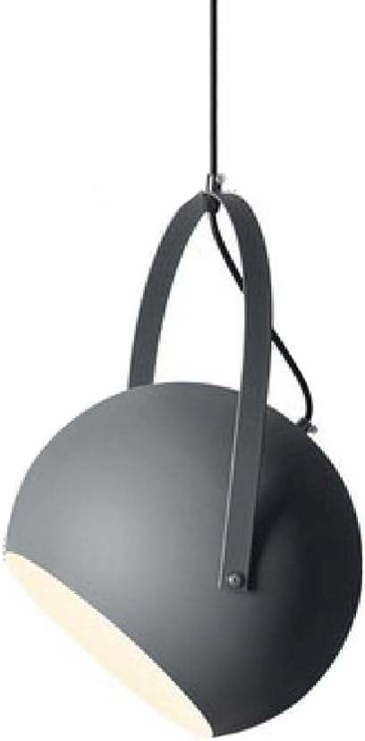 Pendant Lamp American Industrial Style Metal Pendant Lamp, Creative Colored Hanging Light Lampshade, E27screw Single-Head Chandelier, Bar Balcony Decoration Ceiling Lighting Fixtures(Natural)