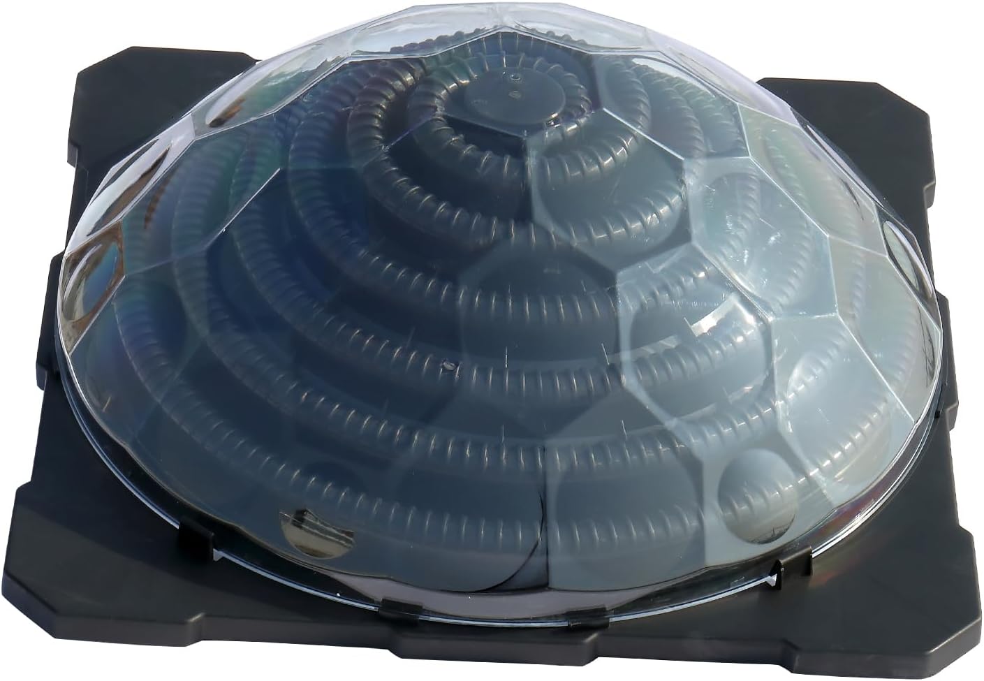 VINGLI Solar-Powered Dome-Shaped Above Ground Pool Heater - Curved Heating Coil (1-Pack)