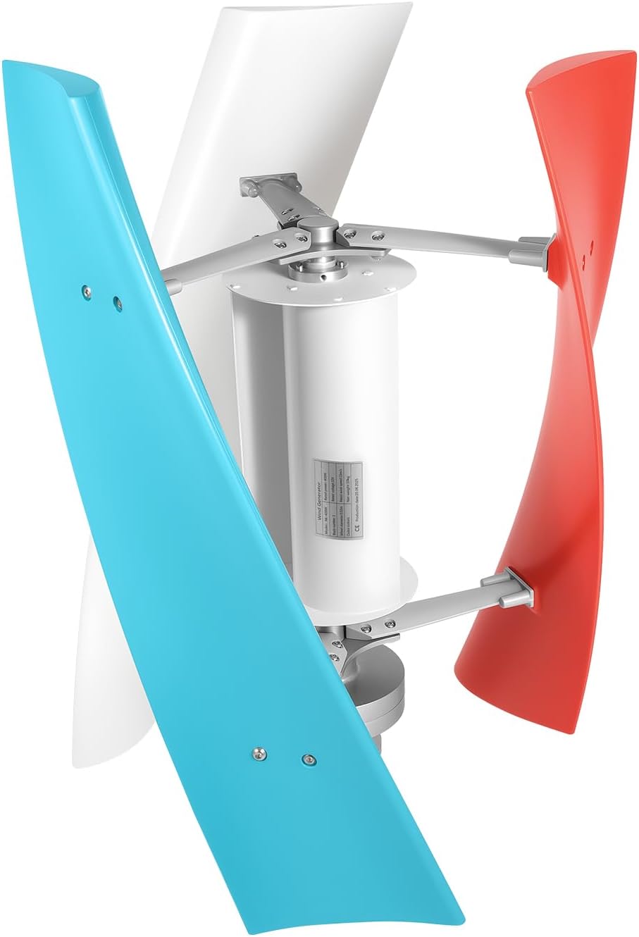400W Vertical Axis Wind Turbine Generator, 12V Portable Wind Power Turbine Generator Kit, 3 Blade Magnetic Levitation Wind Turbine, for Marine RV Home Industrial Energy