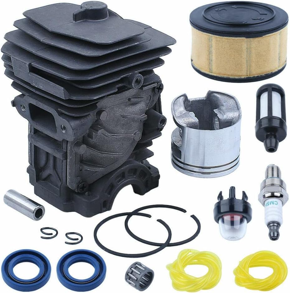 Replace Parts for Machine 44mm Cylinder Piston Tune Up Oil Seal Kit for Stjhl MS251 Chainsaws 1143 1207 US