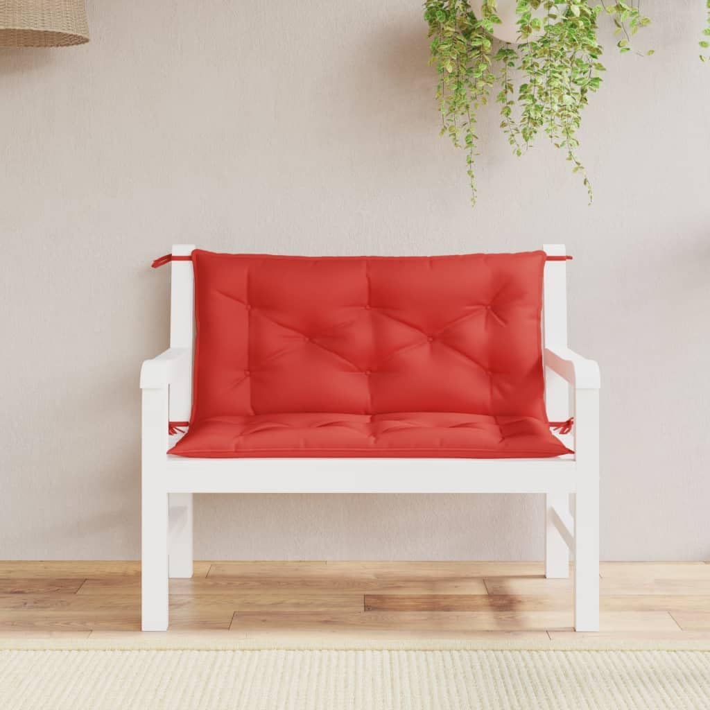 Garden Bench Cushions 2pcs Red 39.4