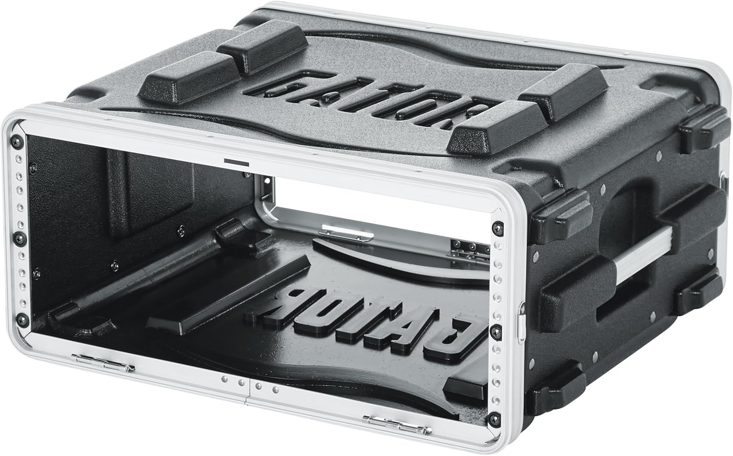 Gator Cases Lightweight Molded 4U Rack Case with Heavy Duty Latches, Standard 19.25