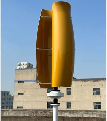 3000W Magnetic Levitation Vertical Wind Turbine Generator for Home & Street Lighting, 12V/24V/48V with Controller & Unloader, Quiet Operation, Purple