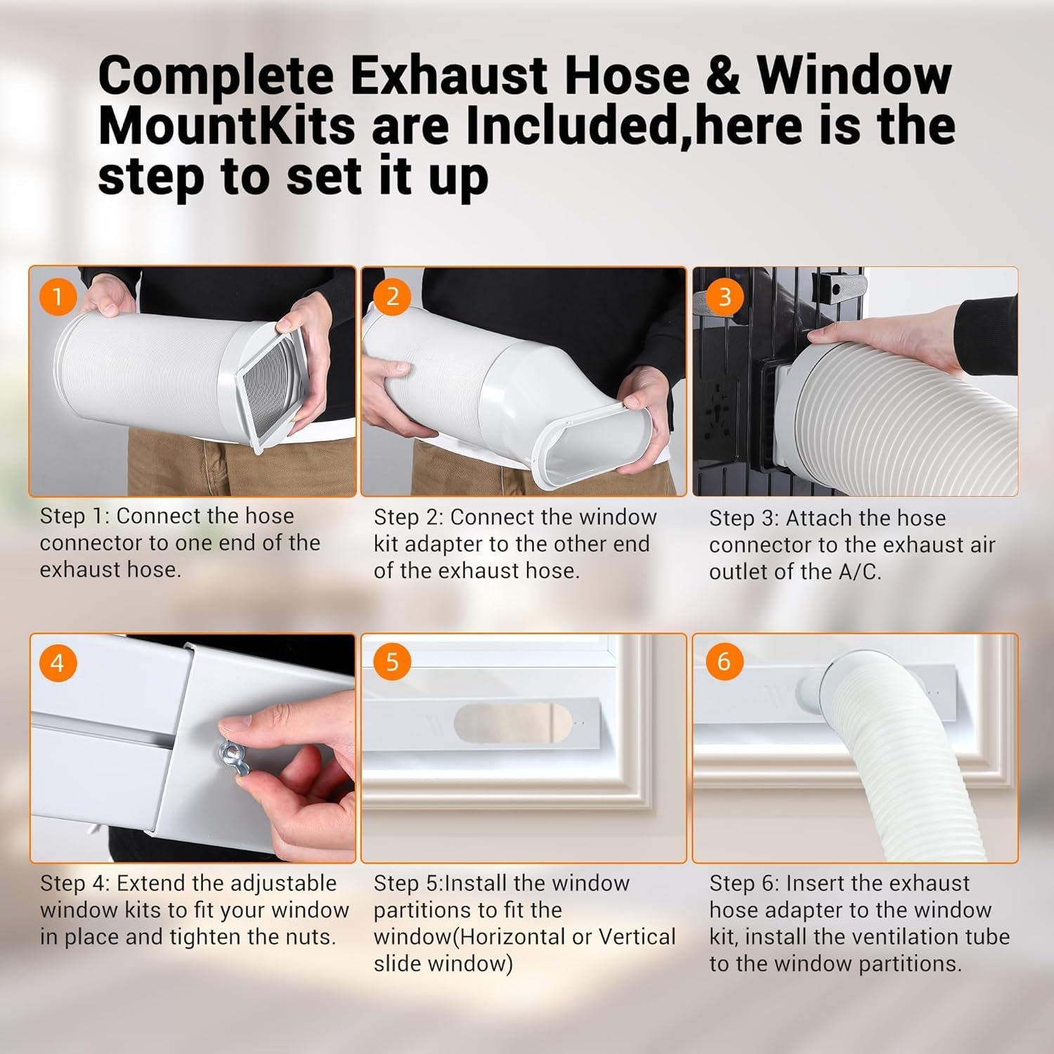 Portable Air Conditioner 8000 BTU with Remote, Cools Up to 350 Sq Ft, 3-in-1 AC Unit with Fan & Dehumidifier, Energy Efficient, LED Panel, Sleep Mode, 24H Timer for Bedroom Office Dorm