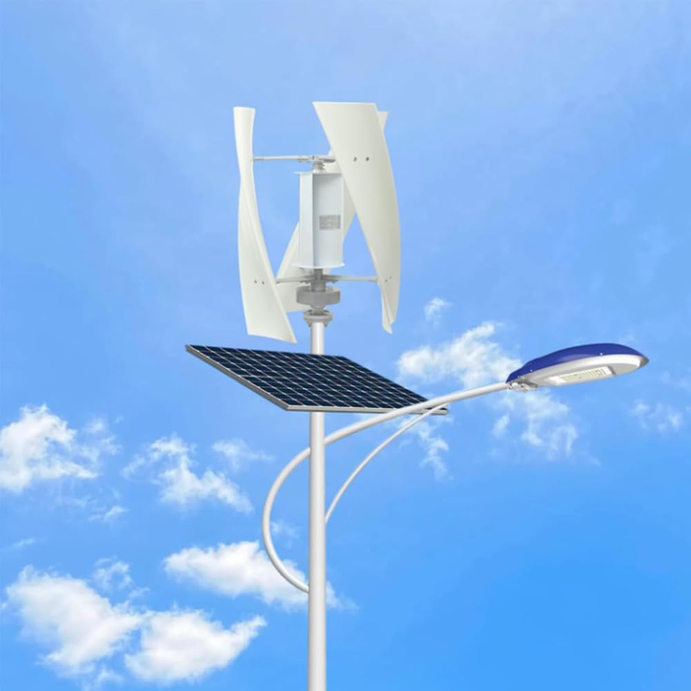 10000W Portable Low Noise Magnetic Levitation Wind Turbine Kit, 12V 24V 48V 3 Blade Household Wind Power Turbine Generator Kit Suitable, for Wind Turbine Systemswith