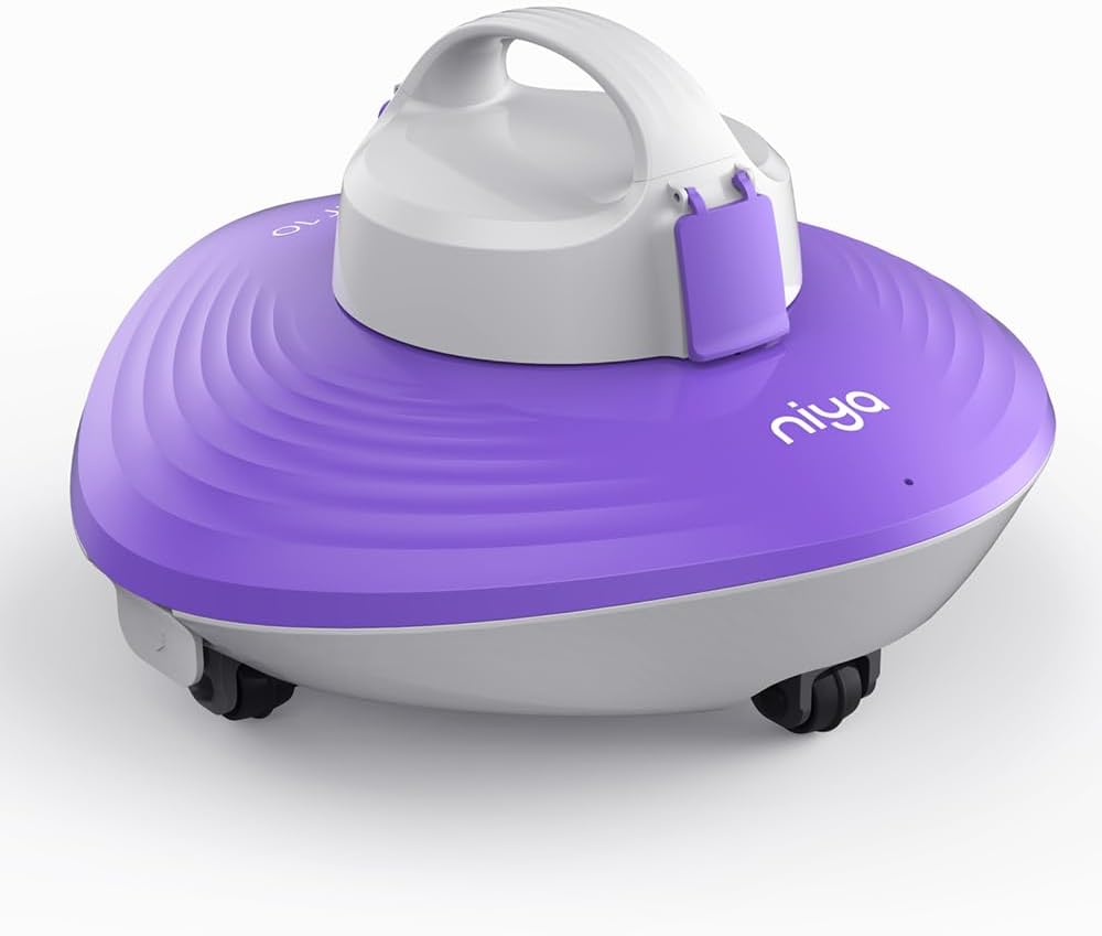 Niya Sonar 10 Cordless Robotic Above Ground Vacuum Pool Cleaner from The Creators of Dolphin, Up to 20 FT in Pool Length, Floor Cleaning Only