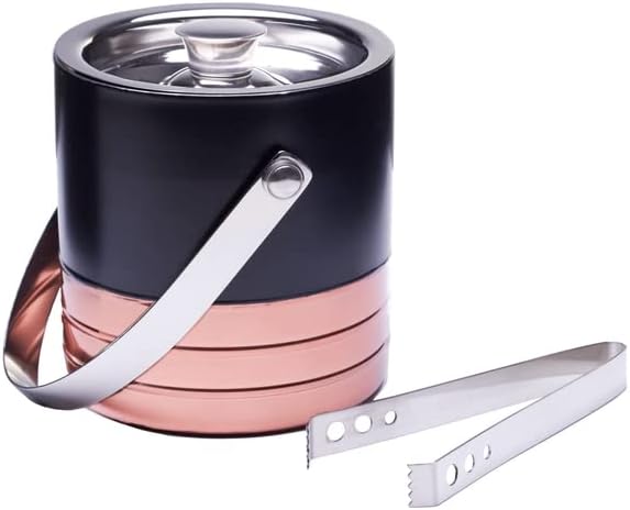 Elementi Manhattan Fire Pit Bundle Outdoor Firepit Set Includes 36” Dark Grey Propane Concrete Firepit Table, Glass Windscreen, Stainless Steel Cover, Canvas Cover, Floor Mat, Ice Bucket