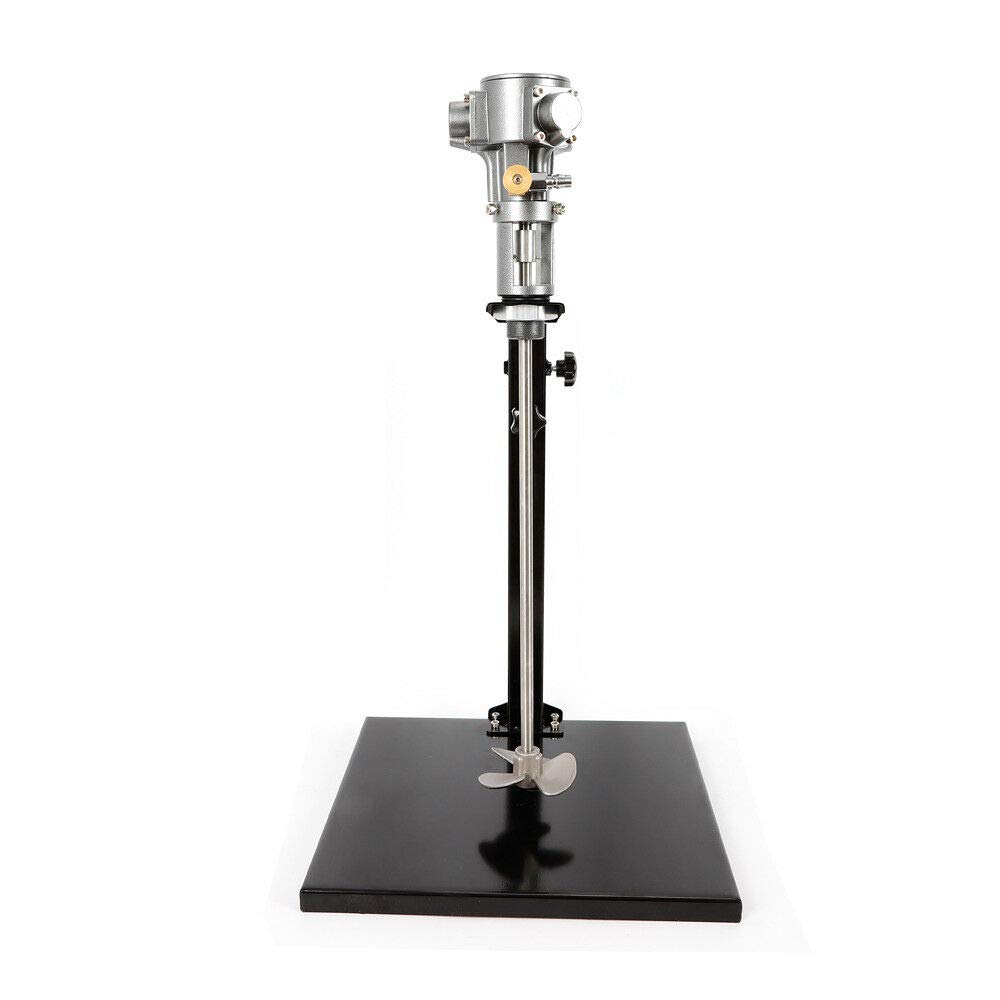 Pneumatic Automatic Paint Mixer，5 Gallon 1/4 HP 50L Stainless Steel Pneumatic Mixer Paint Mixer Mix Tool for Viscous Liquid Ink Dye Chemicals Mixing Machine Blender Disperser