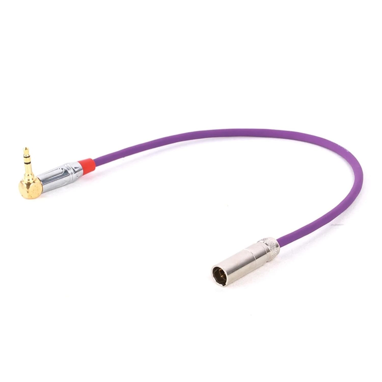 Pro Audio Cable 3.5mm to Mini XLR 3 Pin Male/Female to Stereo Cable for Amplifier Computer Speaker Guitar Mixer Adapter Cable(Purple,25m)