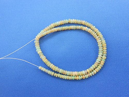 AAA Quality Ethiopian Opal Smooth hand polished Rondelle Gemstone Beads 12