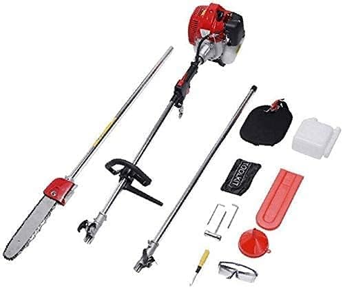 TFCFL 42.7CC 2 Stroke Gas Powered Pole Chainsaw Pruner Trimmer,1.7HP 12 Inch Cordless Pole Saw Tree Trimmer with 12
