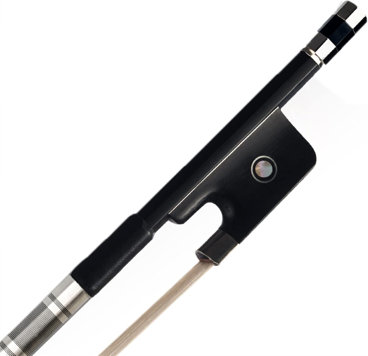 TSTS 4/4 Size Carbon Fiber French Style Double Bass Bow Ebony Frog Violinist Orchestra Use Professional Violin Bow