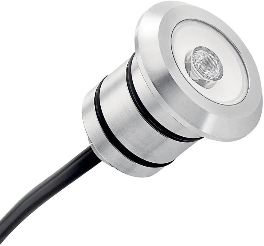 Kichler 16141SS30 Transitional Mini All-Purpose from Landscape LED Collection in Pewter, Nickel, Silver Finish, Stainless Steel