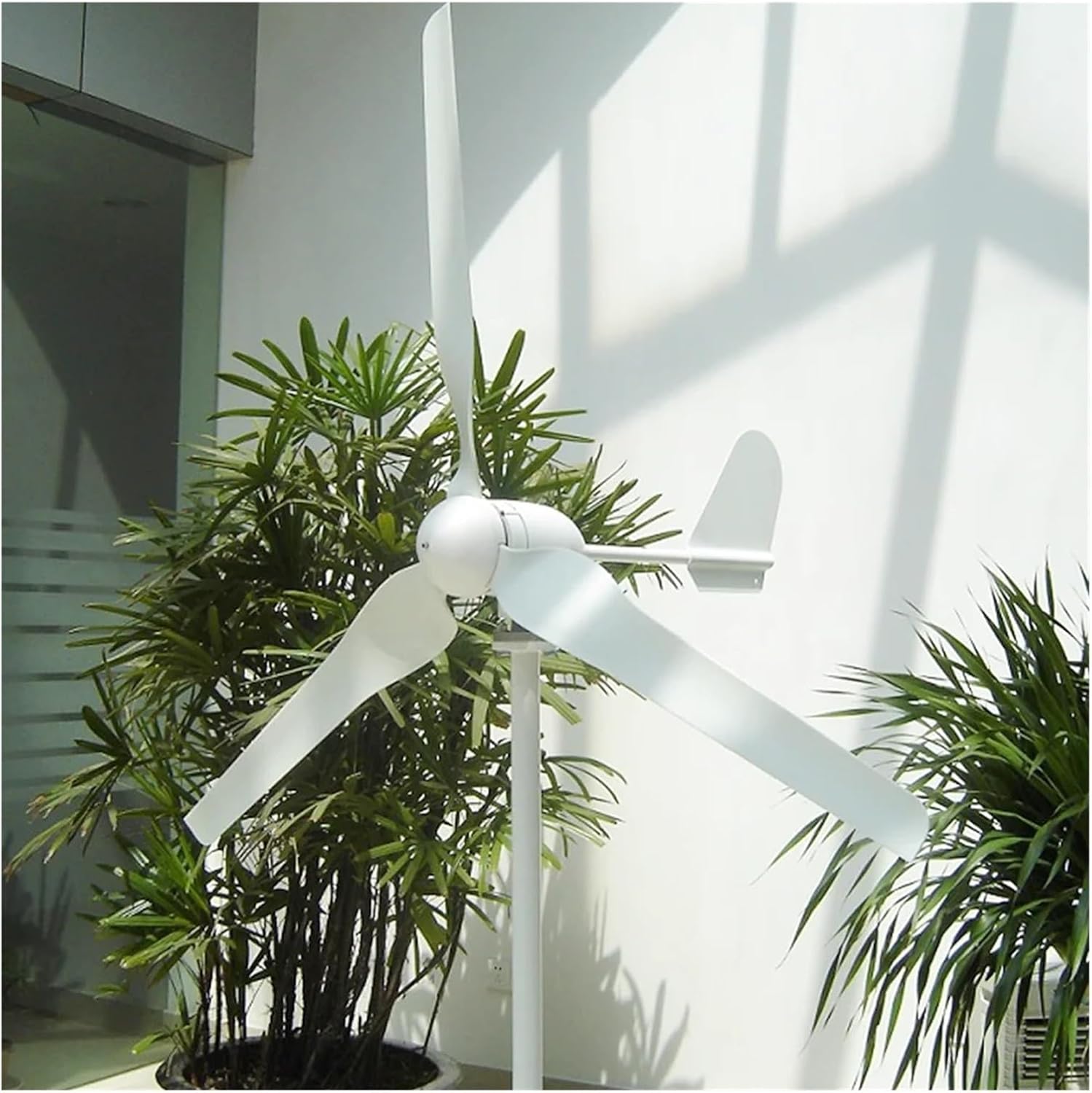 Wind Turbine, 10KW Off Grid System for Home 12V 24V 48V Horizontal Wind Energy Turbine Electric nerators Windmill with Controller Inverter(24V_10KW)