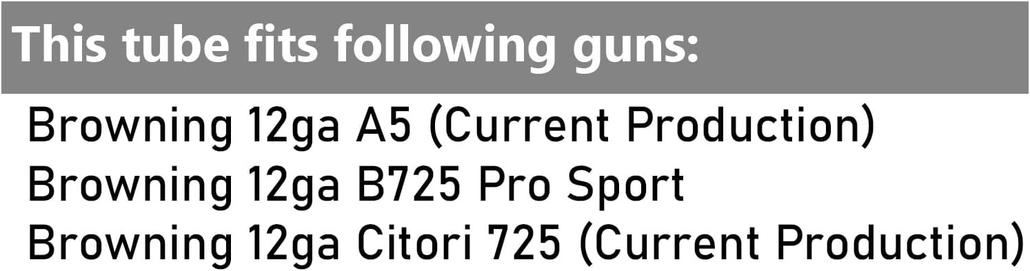 Patternmaster Code Black Goose 12 Gauge Hunting Shotgun Accessory Durable 17-4 Stainless Steel Choke Tube | Effective Range Up to 70 Yards