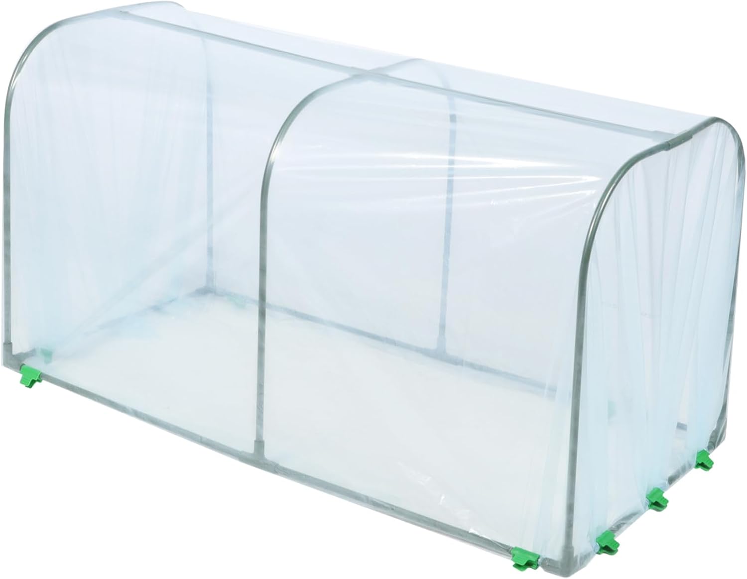 VICASKY Portable Flower Greenhouse Cover for Outdoor Plants Winter Warmth Protective Plastic Shelter Mesh Windows for Small Garden and Balcony Use