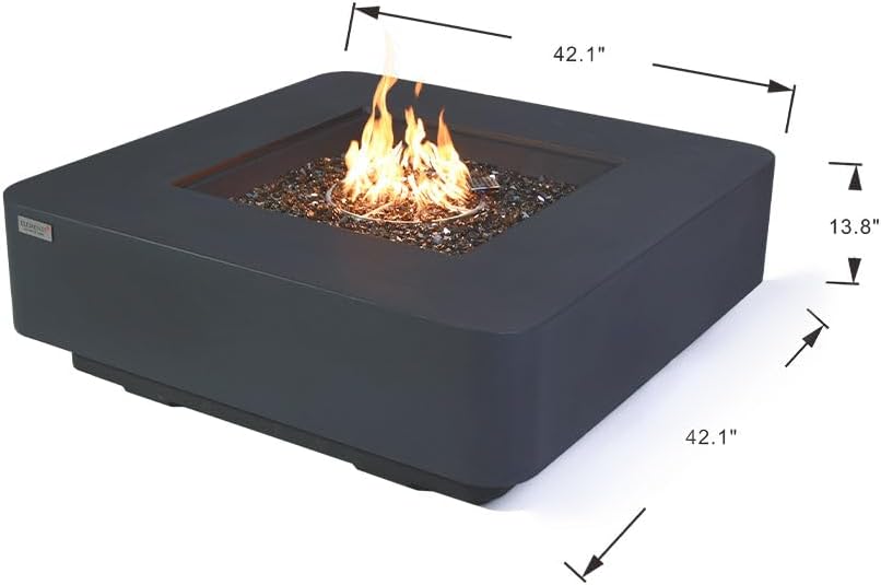 Bergamo Concrete Fire Pit 42