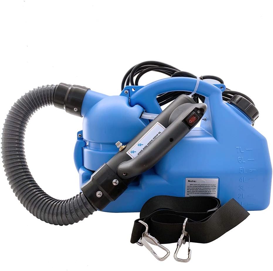 7L Electric Intelligent ULV Fogger/Sprayer/Atomizer - Ultra Low Capacity 110V Backpack Machine - Atomization Distance 8-10 Meters