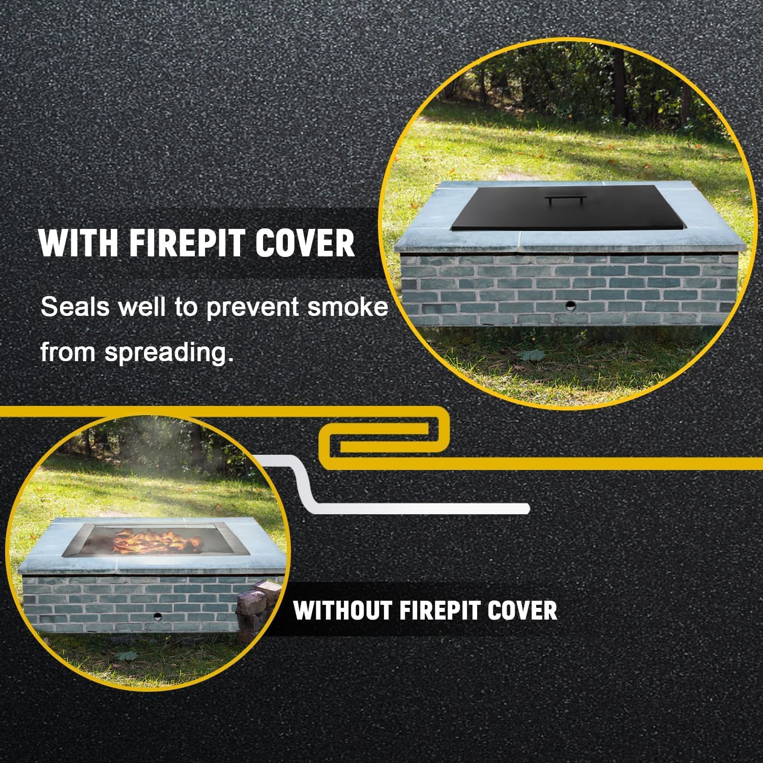 Fire Pit Cover Lid 34