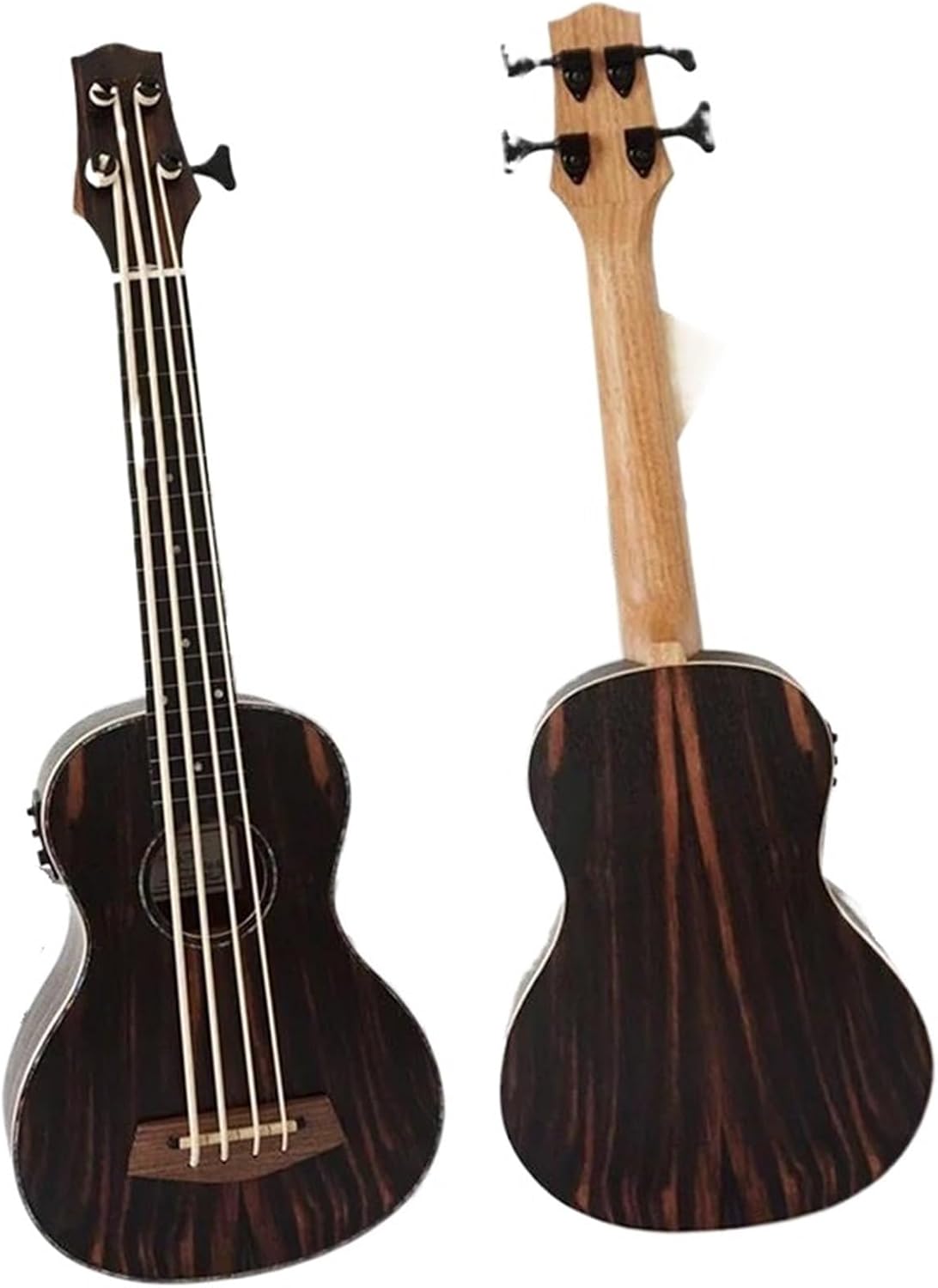 Ebony Body Electric Bass Ukulele U Bass Guitar Music Instruments Ukulele Full Size Beginners Ukulele