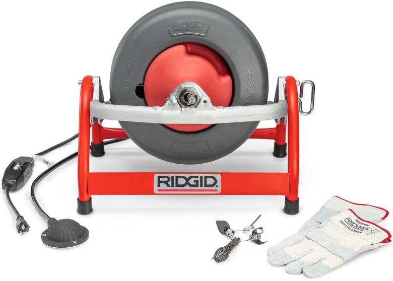 Ridgid 53122 K-3800 W/C-45 Drum Machine For 3/4