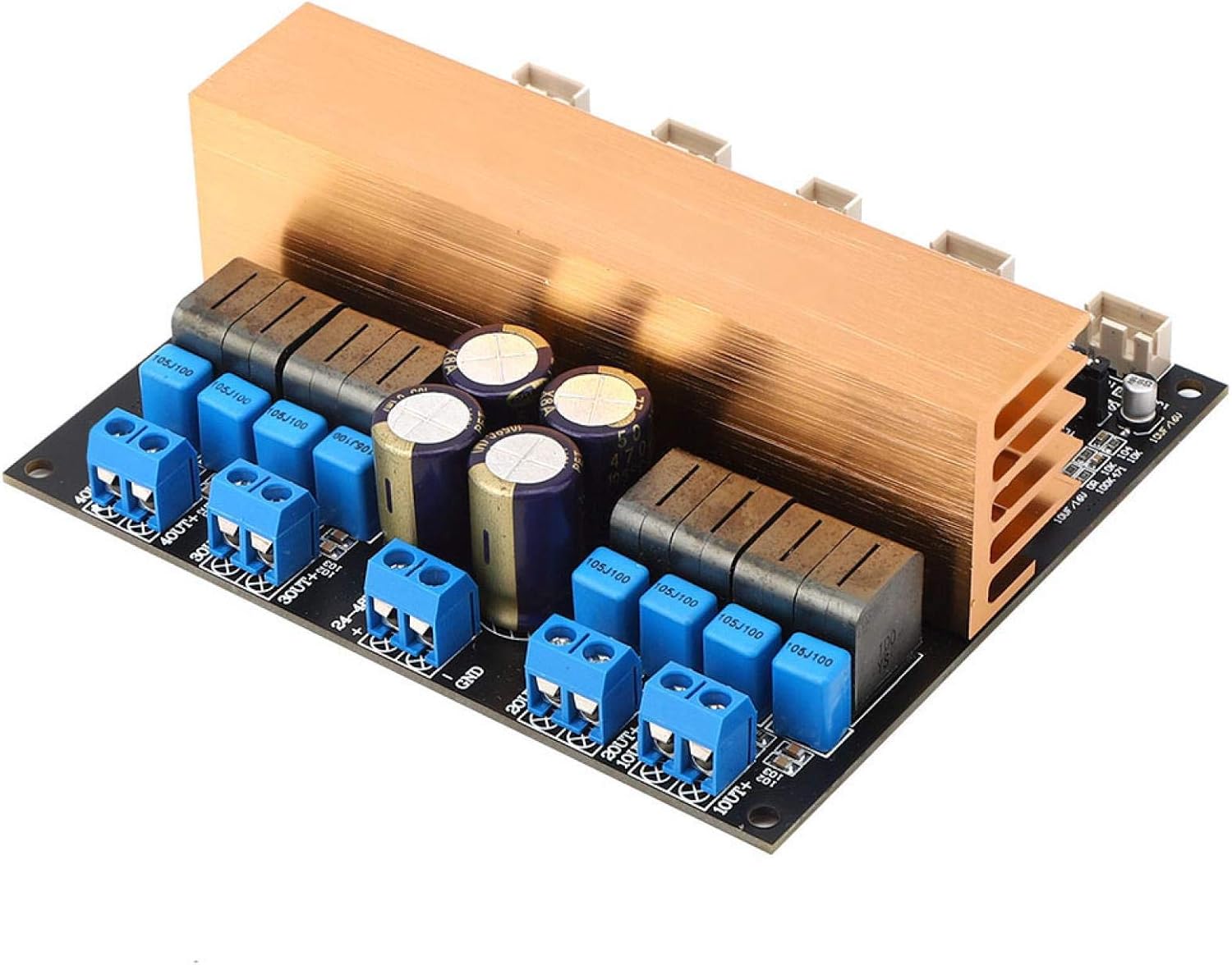 4-Sound Channel Digital Amplifier Board Practical High-Power Tpa3255 Amplifier Module Class D Amp Module Audio Parts with Simple Installation for Sound System Speaker DIY