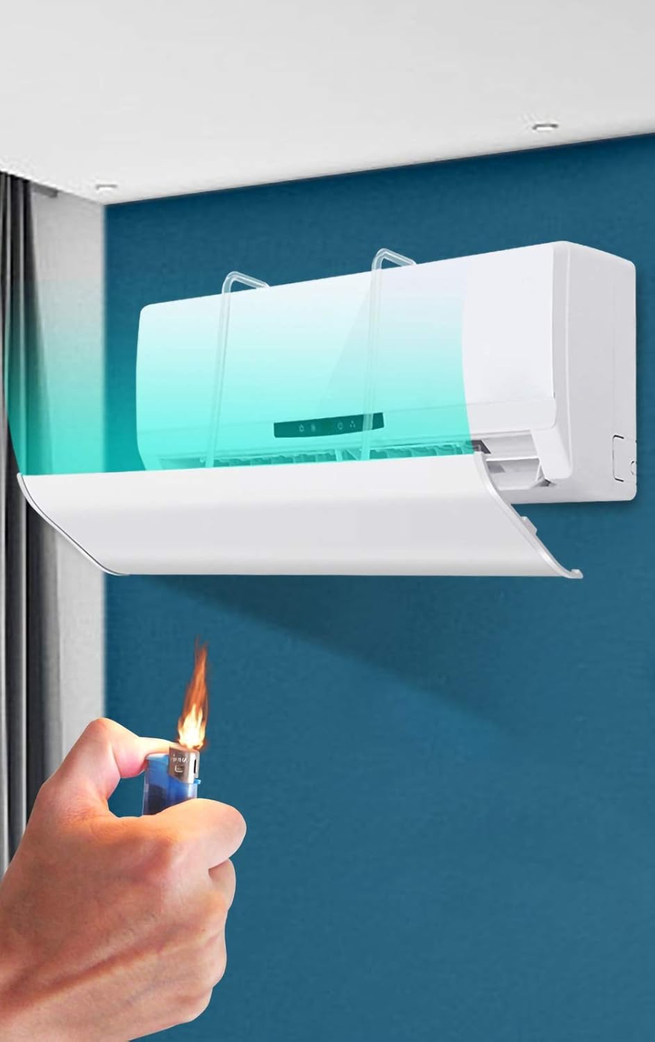 Air conditioner windshield Air Conditioner Deflector Universal Wall Air Conditioner Cover Shield Wind Shield Home Air Conditioner Deflector Deflector Baffle Bedroom Anti Direct Blow Blow Windshie