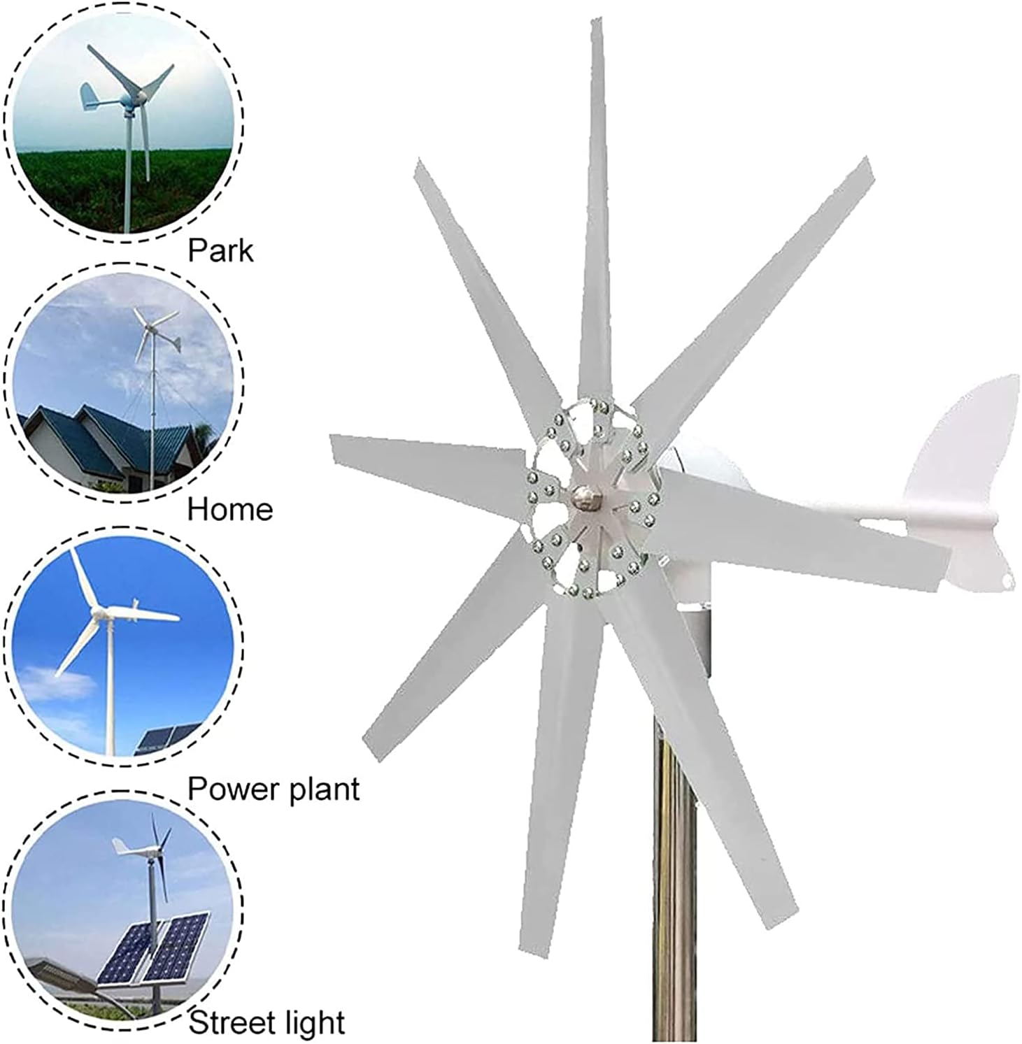 12000W Wind Turbines Generator Wind Generator,with Charge Controller Windmill Energy Turbines Wind Turbine Energy Generators
