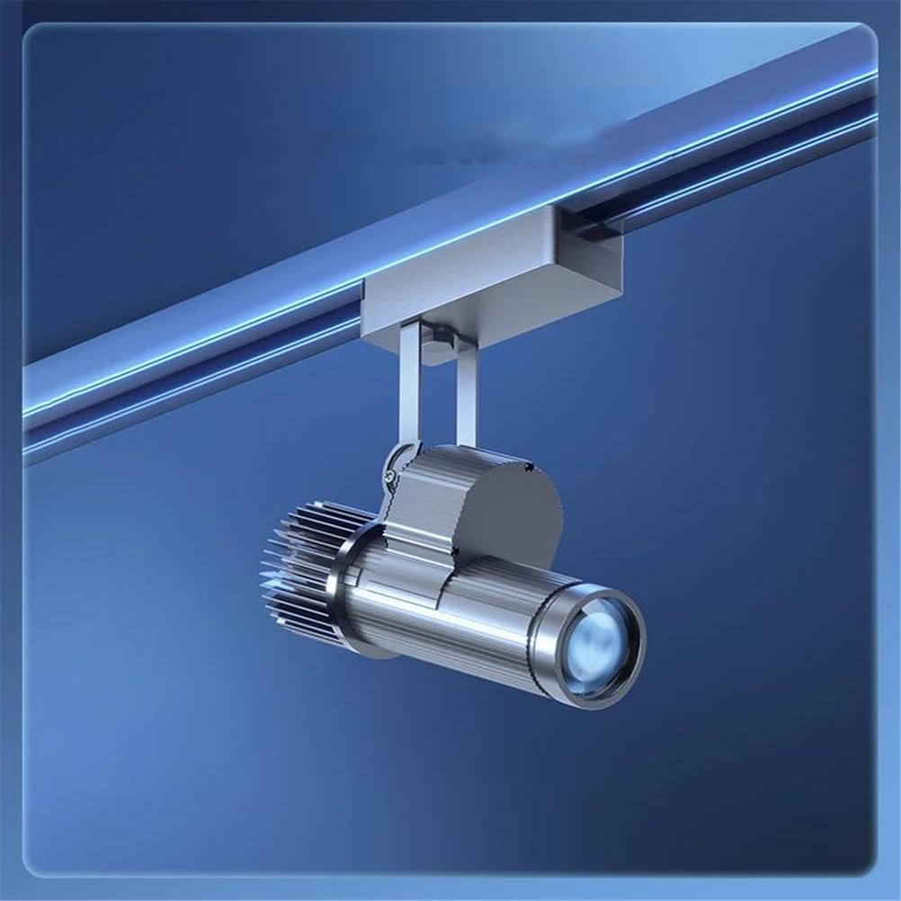 55w,Hd Custom Advertising Pattern Sign Track Led Lighting Projection Lamp Orbital GOBO Projector Advertising Logo Pattern Customized Projection Spotlight