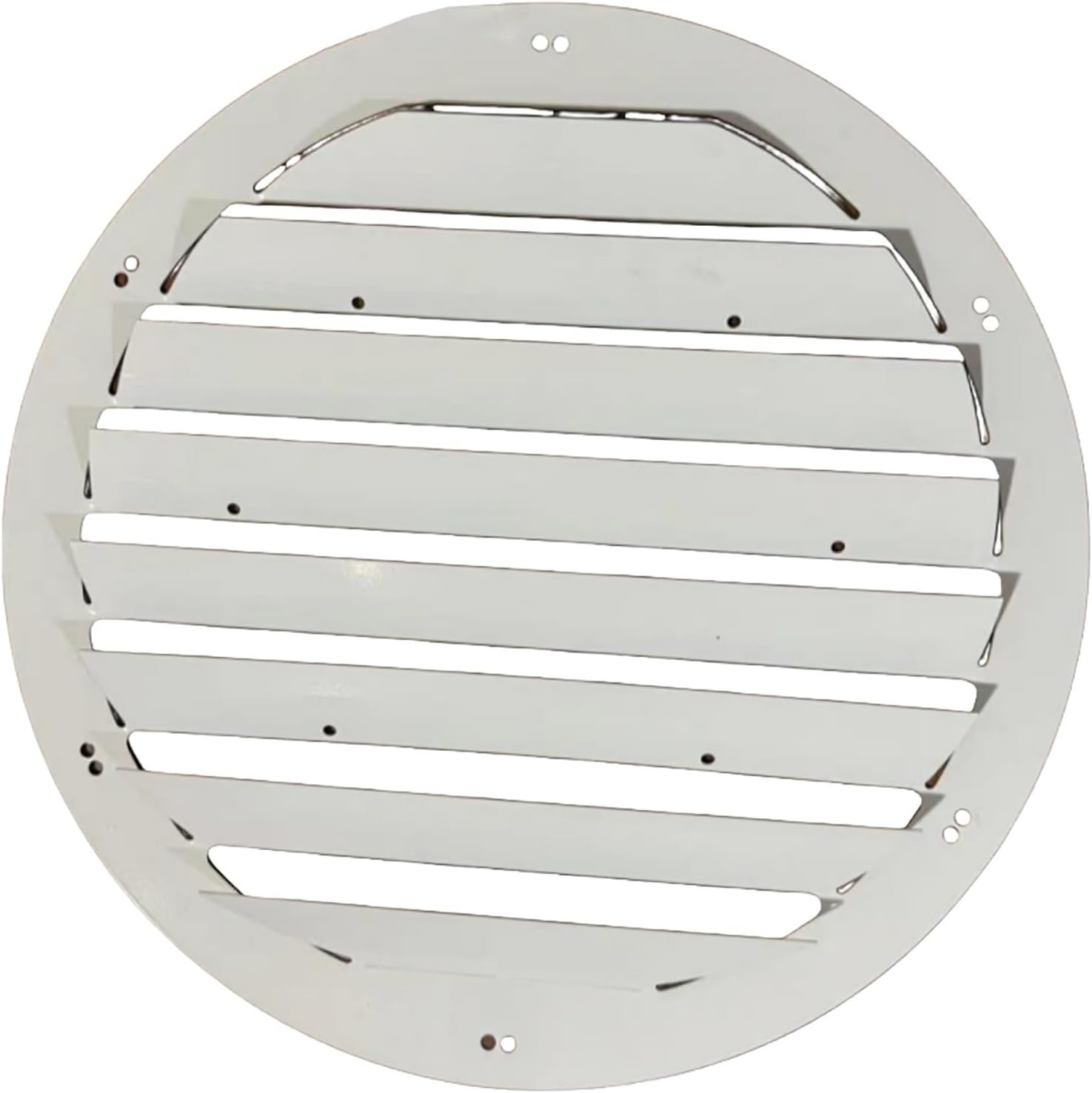 Outdoor Ac Unit Cover Air Conditioner Deflector, Air Deflector Grilles, Stainless Steel Baffle Guide Cover, Air Conditioner Fence Screen, Prevent Direct Blowing Baffle, Square/Round