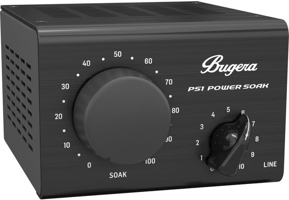 Bugera POWER SOAK PS1 Passive 100 Watt Power Attenuator for Guitar and Bass Amplifiers with Emulated Mic Output