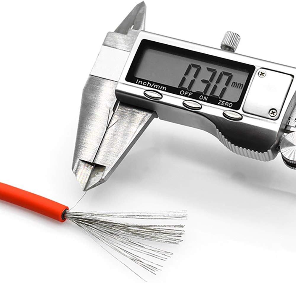 BAYM 10AWG(6.0 mm²) Solar Cable PV Cable Wire DC Cable Copper Conductor XLPE Jacket(250 Feet Black + 250 Feet Red)