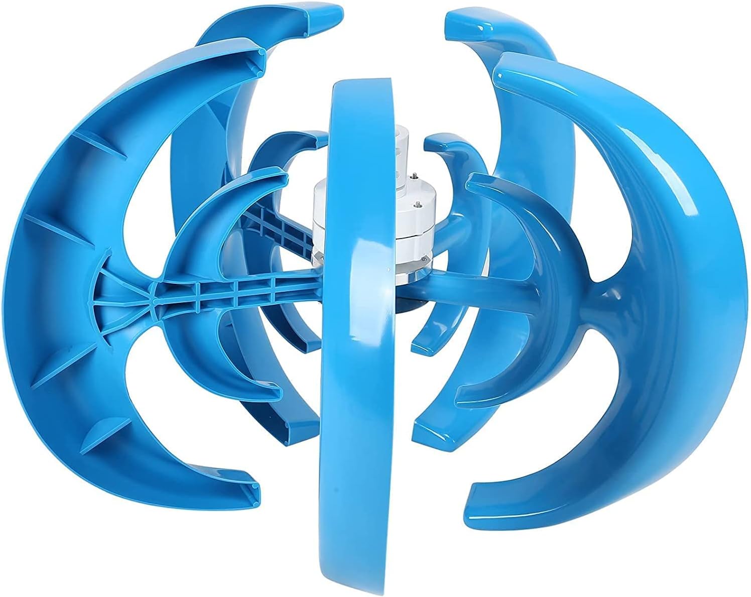 Wind Turbine 10000W 5 Blade Wind Vertical Axis Generator AC Permanent Magnet Generator Wind Turbine Kit with Controller for Wind Solar System