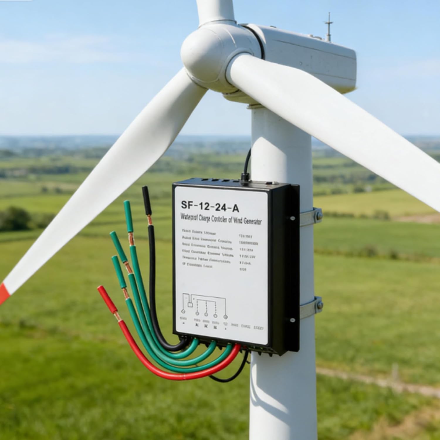 IP67 Waterproof Wind Charge Controller, Efficient Wind Generator Charge Controller Mppt 12V/24V/48V 10000W Wind Regulator for Home Campin