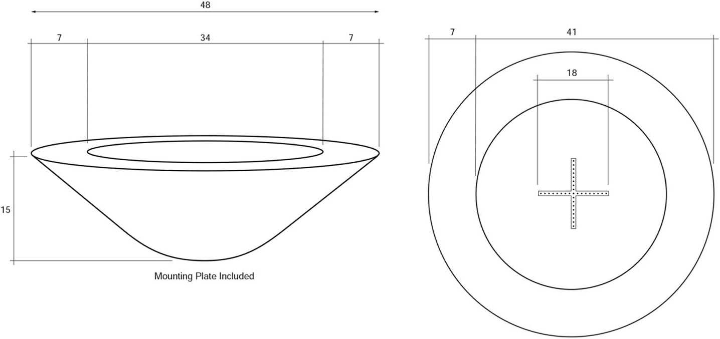 Prism Hardscapes Embarcadero Concrete Gas Fire Pit (PH-419-5NG), Natural Gas, Ultra White, 48-Inch