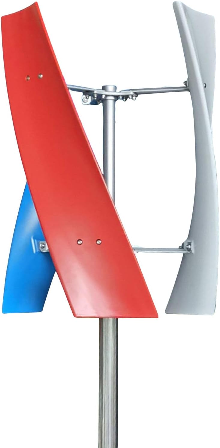 6000W Vertical Wind Turbine Generator for Home & Garden - Efficient 12V Renewable Energy Solution, Eco-Friendly Power Generation for Yards & Outdoor Spaces