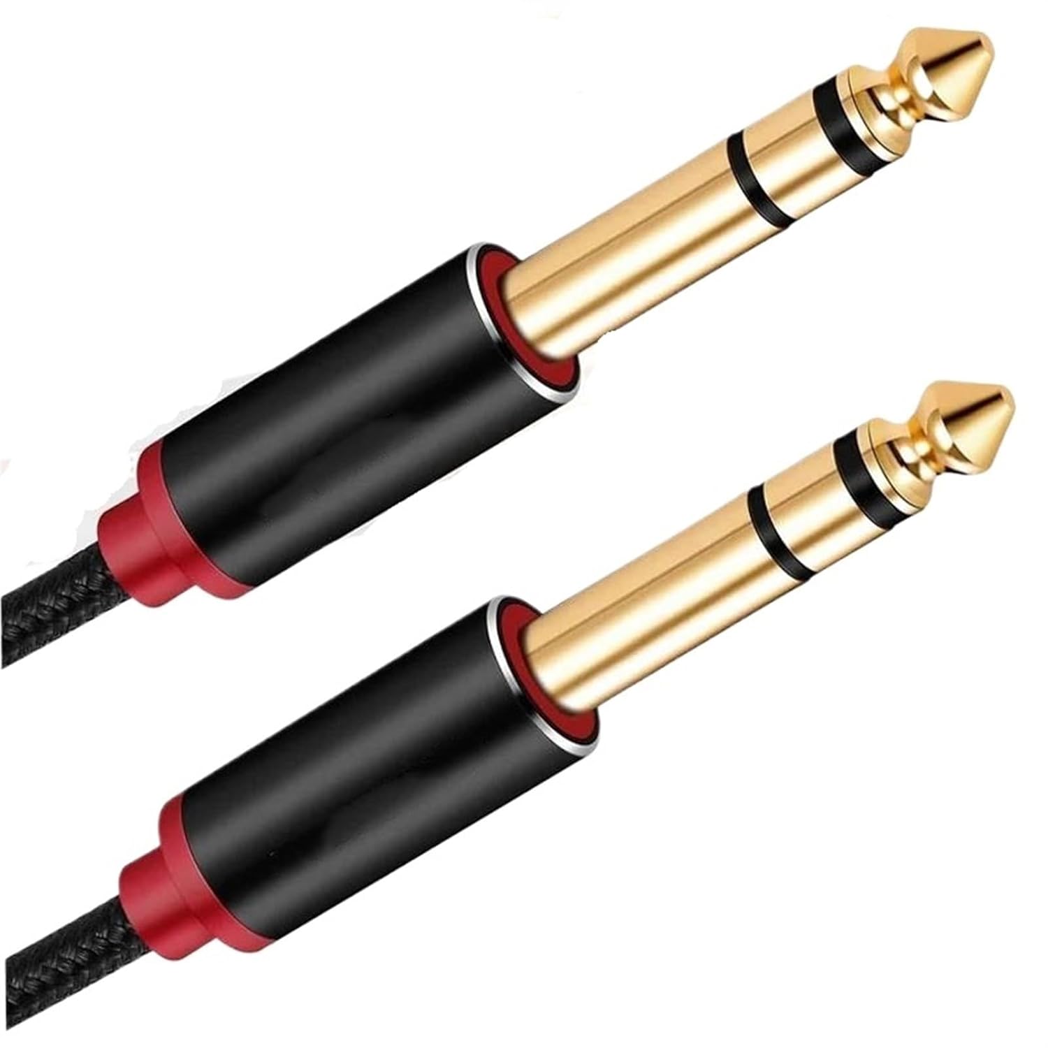 Guitar Audio Cable Guitar Instrument Cable 6.35mm 1/4 TRS Stereo Cable For Electric Guitar Mandolin Bass Amplifier(10m)