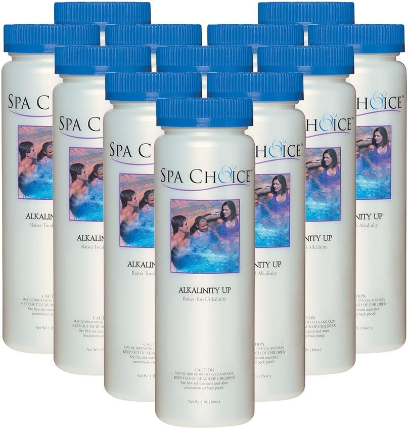 Spa Choice 472-3-5051-12 Alkalinity Increaser for Spas and Hot Tubs, 1-Pound, 12-Pack