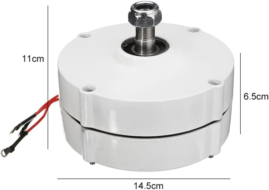 48v,16000W Low Speed Permanent Magnet Generator, Free Energy Gearless Generator Motor DIY for Wind Turbine Water Turbine(12V 24V 48V)