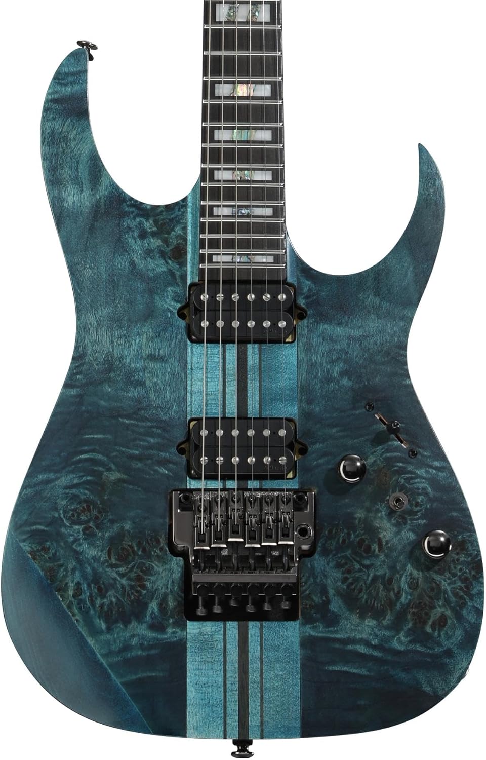 Ibanez Premium RGT1220PB Electric Guitar - Cosmic Blue Low Gloss