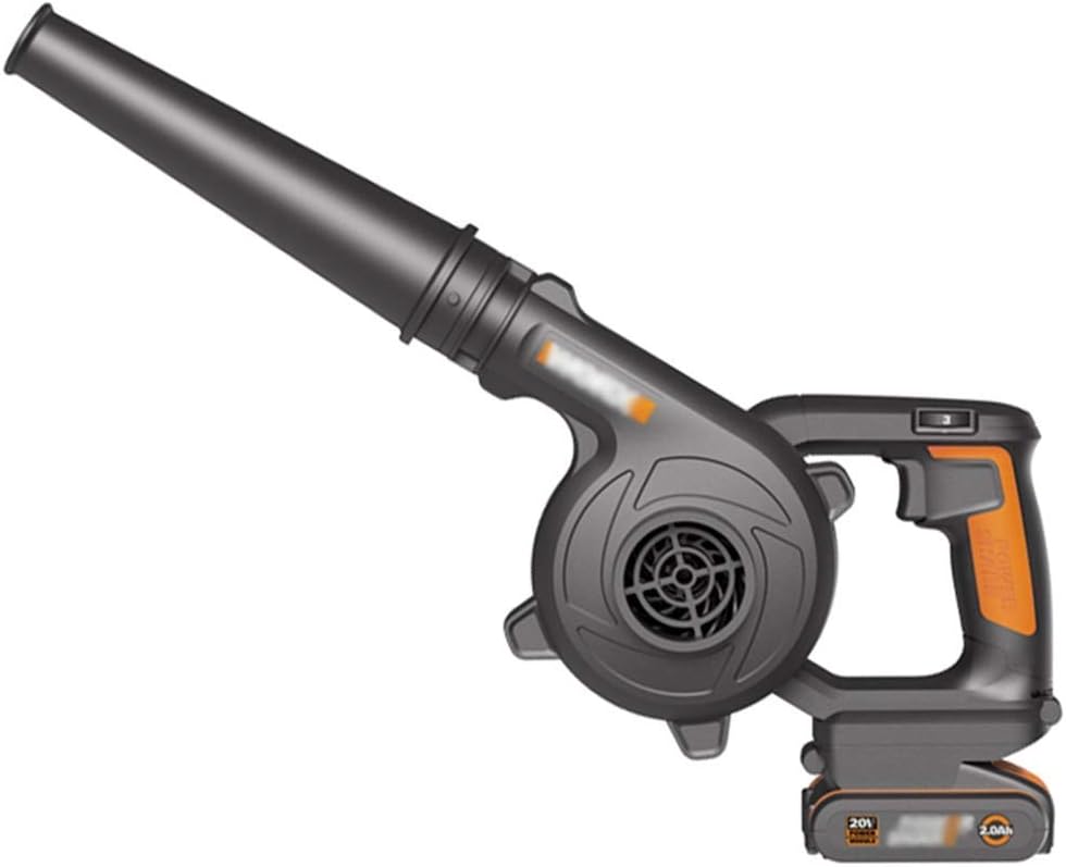 Convenient Cordless Leaf Blower, 2-in-1 Electric Garden Blower and Vacuum & Shredder, 3-Speed Change, Lightweight (Color : 1 Battery) TDF (2 Battery)