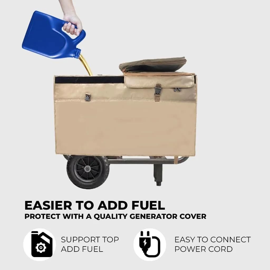 Rain Shelter Enclosure for Portable Generator Heavy Duty Generator Shed Cover