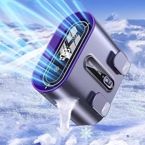 Portable Air Conditioner Fan Outdoor 3 Ways to Wear Desk Air Conditioner for Office Quiet Small with Lighting for Room Garage Patio Camping