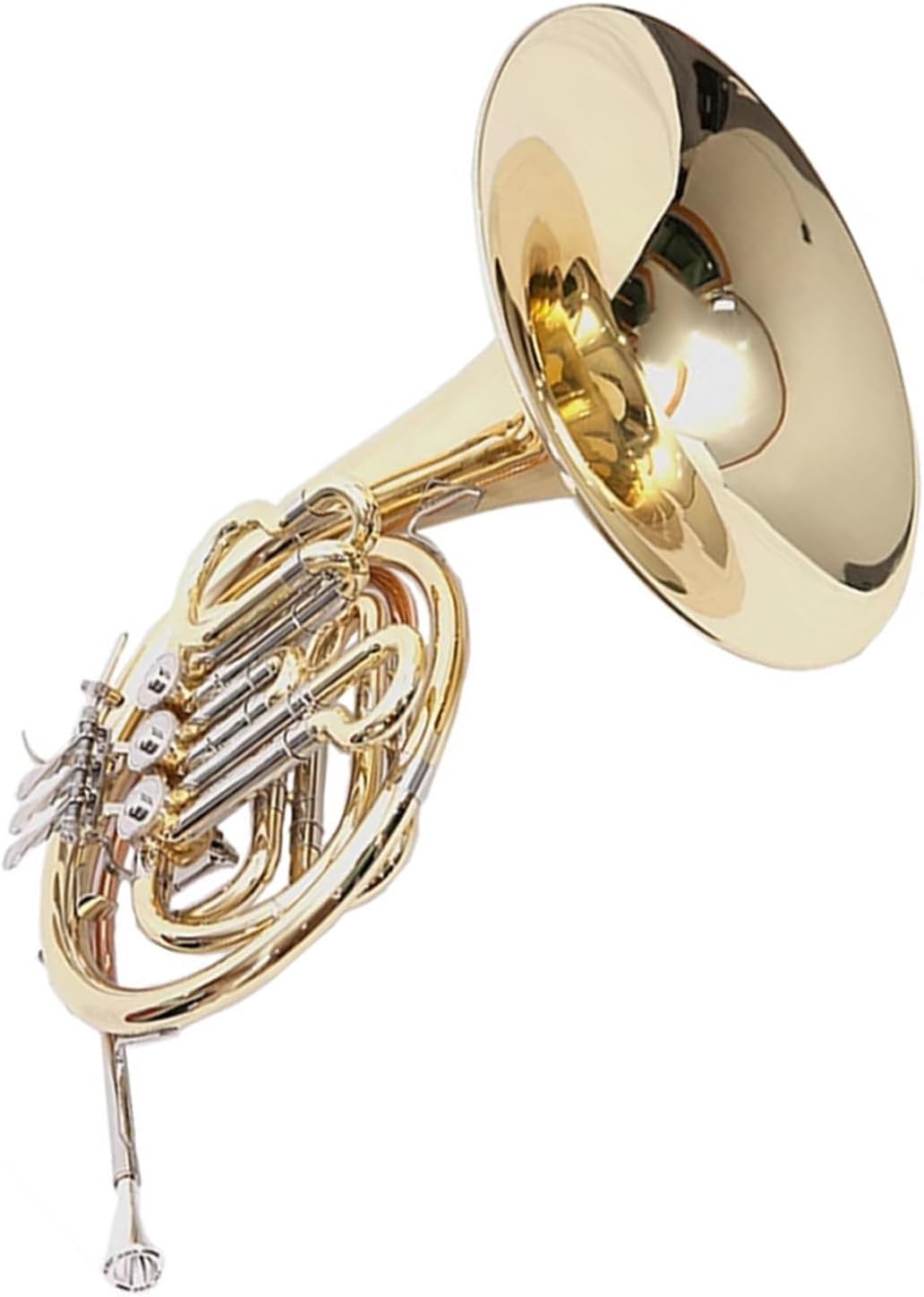 4 Key French Horn French Horn In B Flat Single Row Suitable For Playing And Practicing Brass Instruments