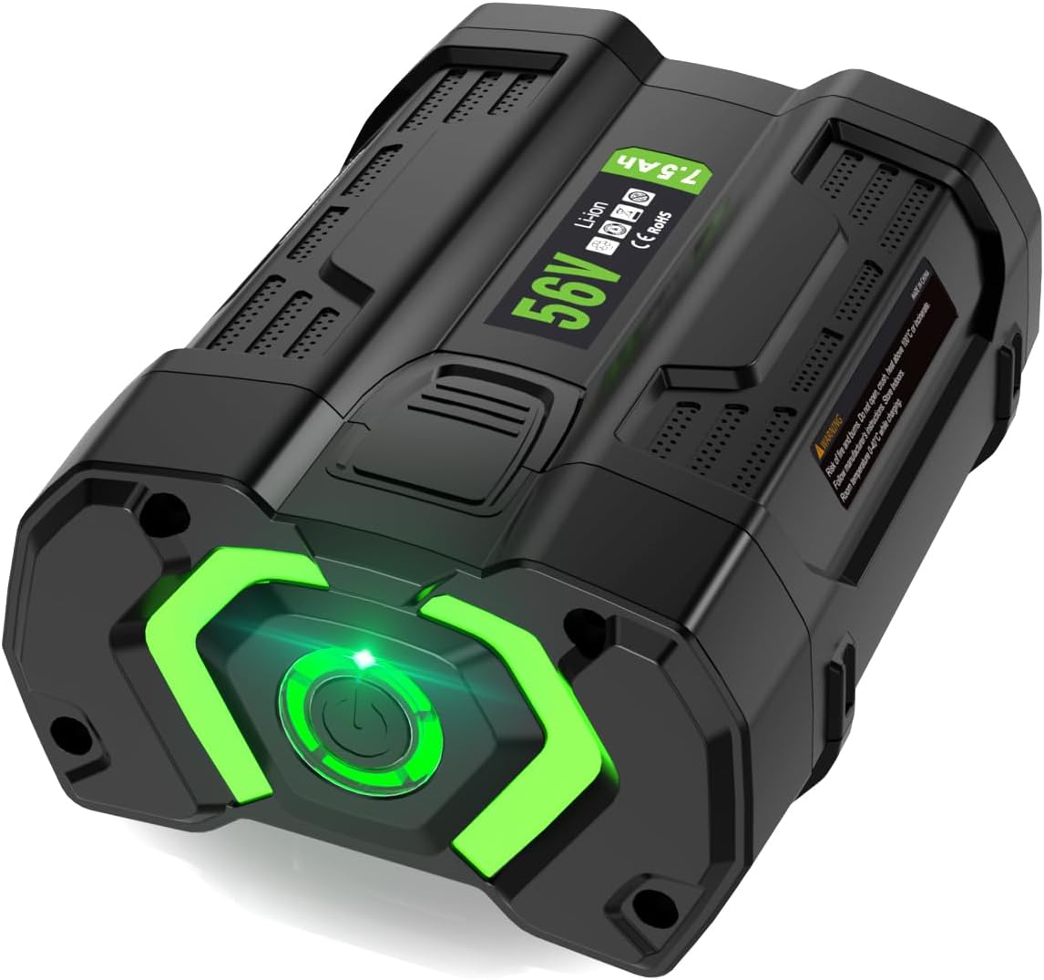 56 Volt Battery Replacement for EGO Battery 7.5 Ah Lithium Ion Batteries Compatible for BA2800 BA4200 BA1400 with All EGO 56 Volt Power Tools