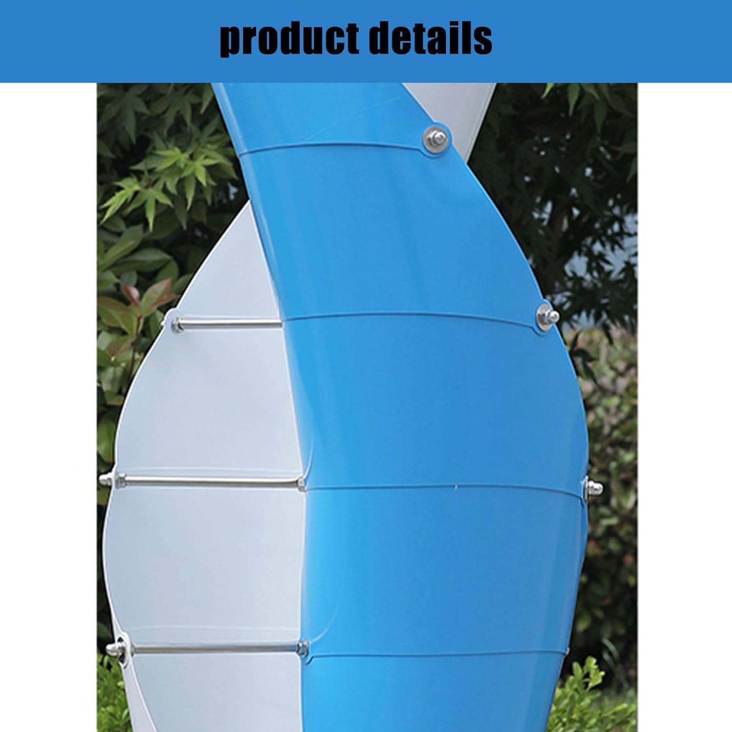 CHRISK 8000W Vertical Wind Turbine Generator AC Wind Power Generator Kit with Controller Low Speed Starting for Home Street Lighting