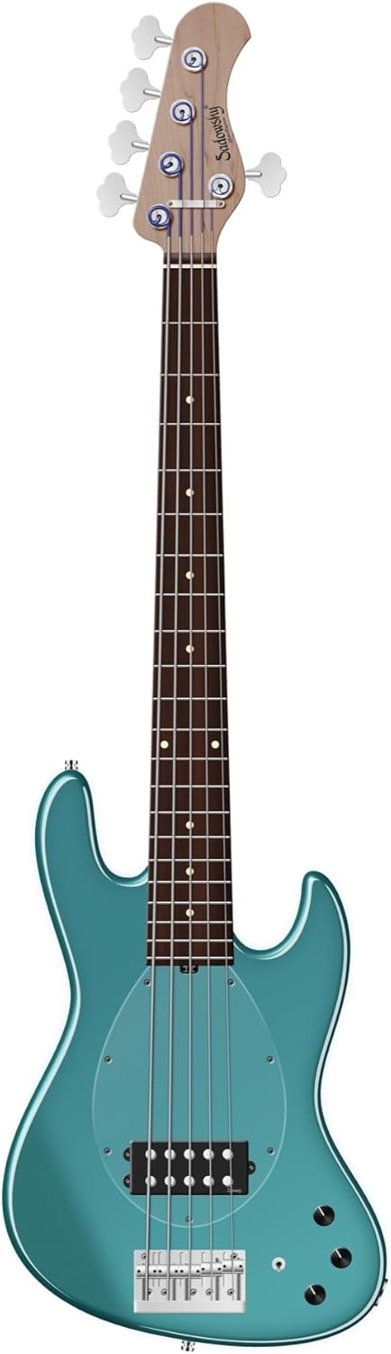Sadowsky MetroExpress Vintage M 5-string Bass Guitar - Sage Green, Morado Fingerboard