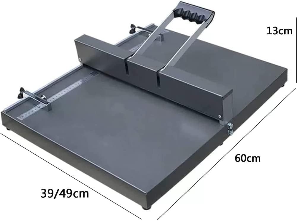 Manual Small Creasing Machine, Heavy-Duty Metal Paper Press for Precise Folding, Suitable for Greeting Cards and Brochures