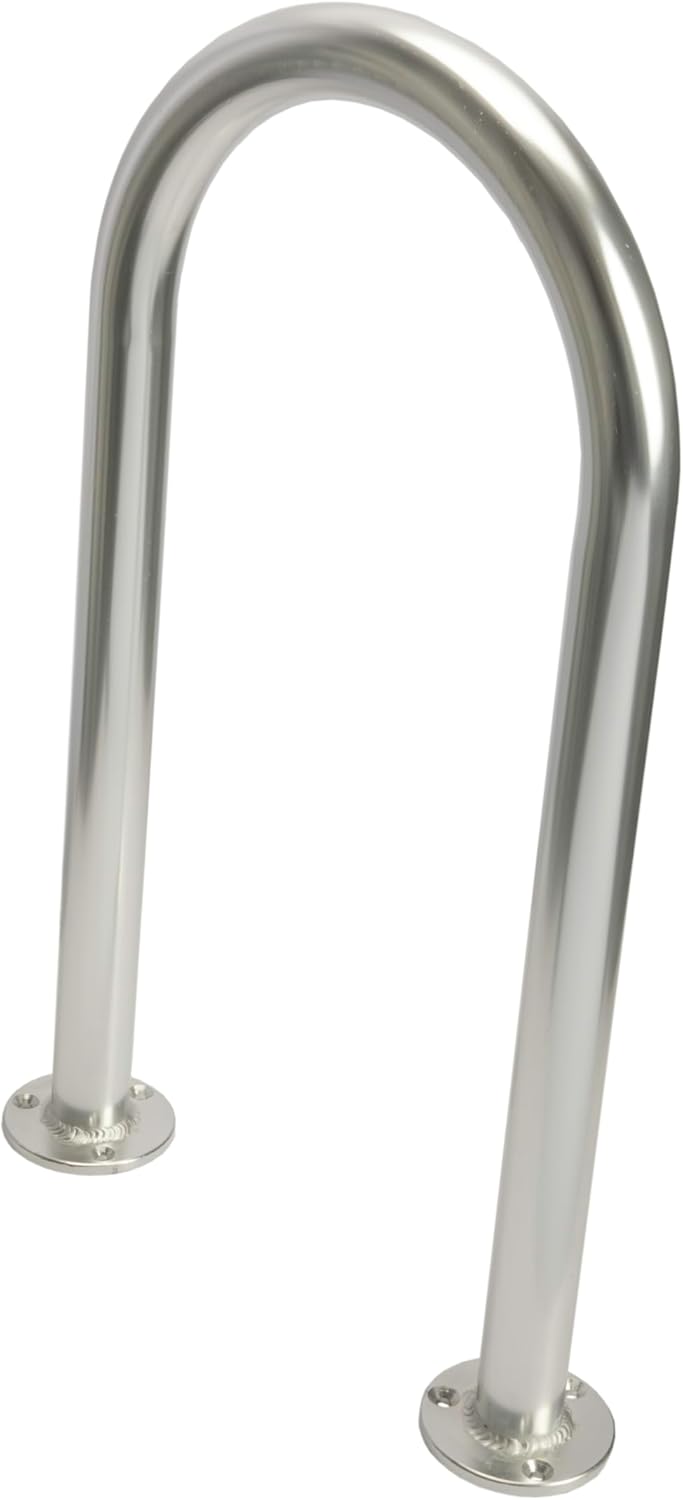 Extreme Max 3006.6889 Universal Aluminum Hand Rail for Pool, Hot Tub, Dock & Deck - 24