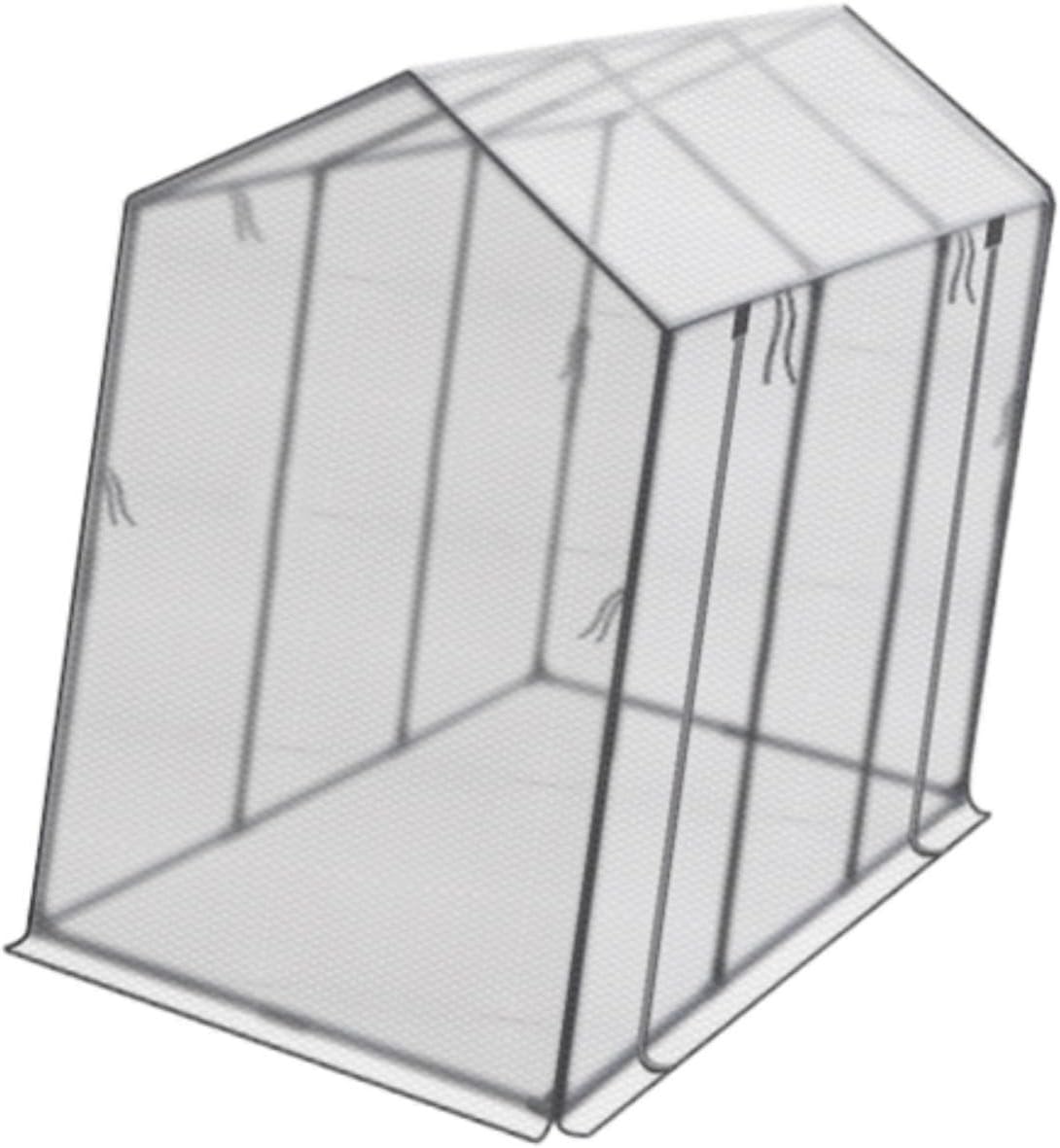 MYCENSE Mini Greenhouse Garden Nursery Plant Cover Accessories Protection Easy Assembly for Outside Vegetables Gardening Germination, 180cmx120cmx153cm